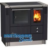 LOHBERGER Festbrennstoffherd LC 75 B Edition, Schwarz