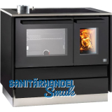 LOHBERGER Festbrennstoffherd Style 94, Schwarz