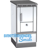 LOHBERGER Festbrennstoffherd Rega 40, Wei�