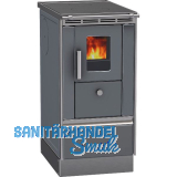 LOHBERGER Festbrennstoffherd Rega 40, Anthrazit-metallic