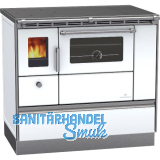 LOHBERGER Festbrennstoffherd Rega 90, Wei�