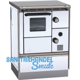 LOHBERGER Festbrennstoffherd Rega 60, Wei�