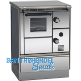 LOHBERGER Festbrennstoffherd Rega 60, Anthrazit-metallic