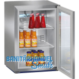 LIEBHERR Stand-Getr�nkek�hlschrank mit Glast�r FKv 503 Silber 612 mm
