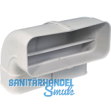 OPTIMAIRO Flachkanalbogen 90� senkrecht 222 x 89 Kunststoff wei�