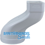 OPTIMAIRO �bergangsst�ck versetzt 222 x 89/NW 150 Kunststoff wei�