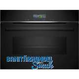 SIEMENS Kompakt-Backofen mit Mikrowellenfunktion CM724G1B1 Schwarz
