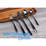 Besteckset 60 teilig �Barcelona� Schwarz