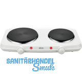 SILVA Doppel-Kochplatte DK 2018 freistehend, wei�