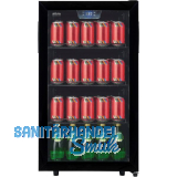 SILVA Stand-Getr�nkek�hlschrank G-KS 1696 sw mit Glast�r Schwarz