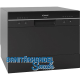 BOMANN Kompakt-Geschirrsp�ler freistehend TSG 7405 Schwarz