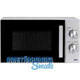 SILVA Stand-Mikrowelle MW-G 25.5 mit Grill Edelstahl