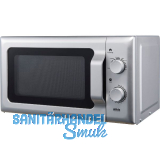 SILVA Unterbau-Mikrowelle MWU 20.4 Silber