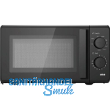 SILVA Stand-Mikrowelle MW-G 22.5 mit Grill Schwarz