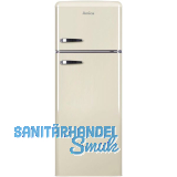 AMICA Retro Stand-K�hl-Gefrierkombination Top Freezer KGC 15635 B Creme