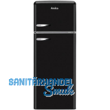 AMICA Retro Stand-K�hl-Gefrierkombination Top Freezer KGC 15634 S Schwarz