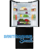 AMICA French Door K�hl-Gefrierkombination KGCN 388 180 SW Schwarz