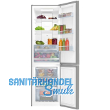 AMICA Stand-K�hl-Gefrierkombination KGC 15494 E Edelstahl-Effekt