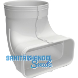 OPTIMAIRO Umlenkst�ck 90� NW 125/175 x 80 Kunststoff wei�