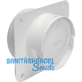 OPTIMAIRO Maueranschluss-Stutzen NW 100 Kunststoff Wei�