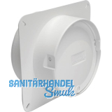 OPTIMAIRO Maueranschluss-Stutzen NW 125 Kunststoff Wei�