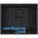 SOLIDO Unterbau-Sp�le Kubus KNG 110-52 mit Druckknopf, Schwarz