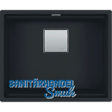 SOLIDO Unterbau-Sp�le Kubus KNG 110-52 mit Druckknopf, Schwarz matt