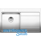 SOLIDO 2D-Sp�le Divon II 45 S-IF, 860 x 510 mm Tropfteil rechts, Edelstahl