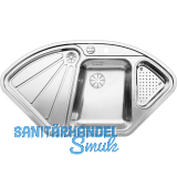 BLANCO 2D-Ecksp�le Delta-IF Edelstahl