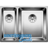 BLANCO 2D-Sp�le Andano 340/180-IF Edelstahl