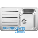 BLANCO 2D-Sp�le Lantos 45 S-IF Compact Edelstahl, reversibel