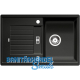 BLANCO Einbausp�le Zia 45 S Anthrazit mit Drehknopfgarnitur, reversibel