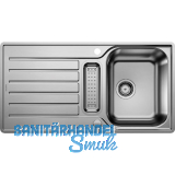 BLANCO 2D-Sp�le Lantos 5 S-IF Edelstahl, reversibel