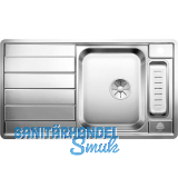 BLANCO 2D-Sp�le Axis III 5 S-IF Edelstahl reversibel