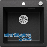 BLANCO Einbausp�le Pleon 5 mit Drehknopfgarnitur, Anthrazit