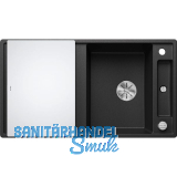 BLANCO Einbausp�le Axia III 5 S mit Glas Schneidbrett Anthrazit, reversibel