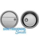 BLANCO Einbausp�le Rondoset Edelstahl