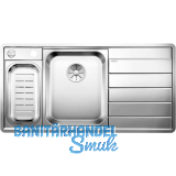 BLANCO 2D-Sp�le Axis III 6 S-IF Edelstahl Tropfteil rechts