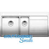 BLANCO 2D-Sp�le Divon II 6 S-IF Tropfteil rechts, Edelstahl