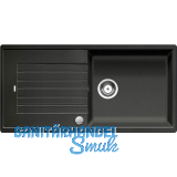 BLANCO Einbausp�le Zia XL 6 S Anthrazit mit Drehknopfgarnitur, reversibel