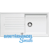BLANCO Einbausp�le Zia XL 6 S Wei� mit Drehknopfgarnitur reversibel