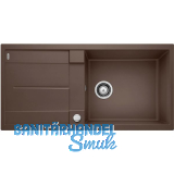 BLANCO Einbausp�le Metra XL 6 S Cafe mit Drehknopfgarnitur, reversibel