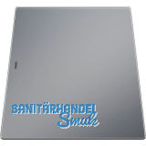 Schneidbrett Glas silber 230970