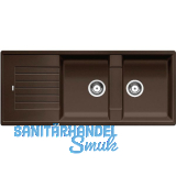 BLANCO Einbausp�le Zia 8 S ohne Drehknopf Cafe, reversibel