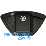 BLANCO Eck-Einbausp�le Zia 9 E mit Drehknopf Anthrazit