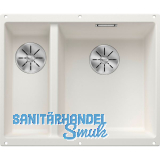 BLANCO Unterbau-Sp�le Subline 340/160-U Restebecken links, Wei�