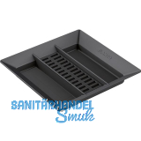 BLANCO AktivBio-Deckel 6 Liter Kunststoff Schwarz