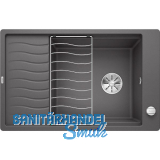 BLANCO Einbausp�le Elon XL 6 S-F fl�chenb�ndig reversibel Felsgrau