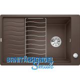 BLANCO Einbausp�le Elon XL 6 S-F fl�chenb�ndig reversibel Cafe