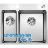 BLANCO 2D-Sp�le Andano 340/180-IF/A mit Push Control Edelstahl